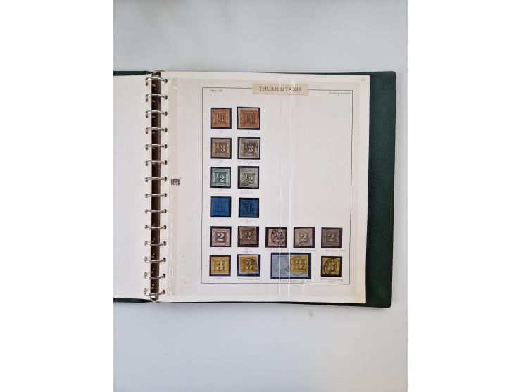 1852/66, ungebrauchte und gestempelte Sammlung mit vielen Einheiten, dabei schöner Ungebraucht-Teil mit Mi. 4-6, 6b, 12, 16 i