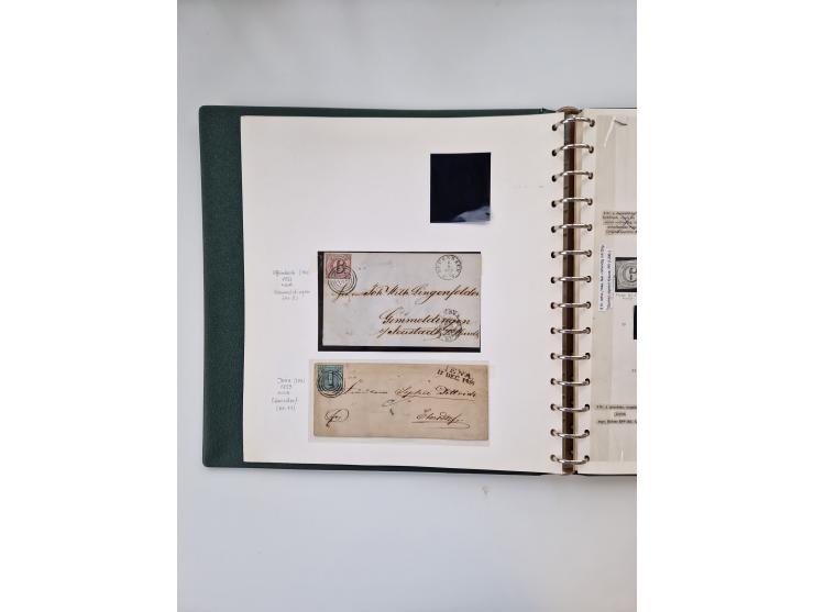 1852/66, ungebrauchte und gestempelte Sammlung mit vielen Einheiten, dabei schöner Ungebraucht-Teil mit Mi. 4-6, 6b, 12, 16 i