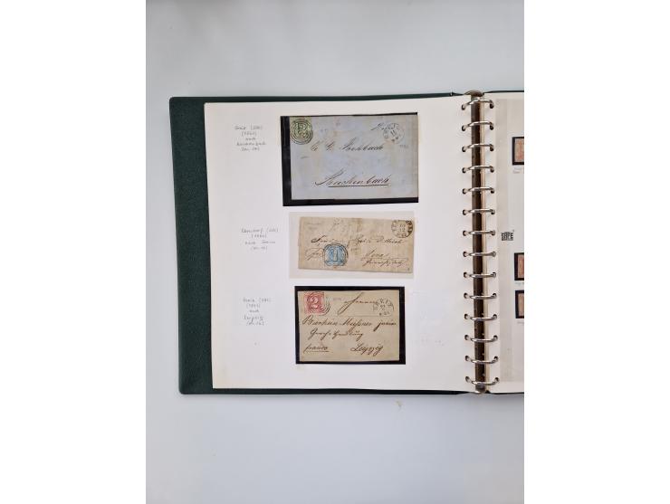 1852/66, ungebrauchte und gestempelte Sammlung mit vielen Einheiten, dabei schöner Ungebraucht-Teil mit Mi. 4-6, 6b, 12, 16 i