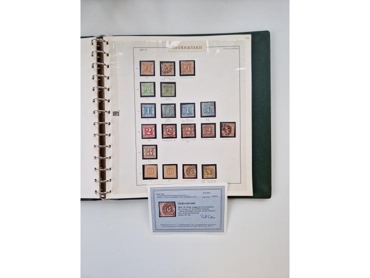 1852/66, ungebrauchte und gestempelte Sammlung mit vielen Einheiten, dabei schöner Ungebraucht-Teil mit Mi. 4-6, 6b, 12, 16 i
