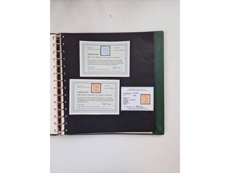 1852/66, ungebrauchte und gestempelte Sammlung mit vielen Einheiten, dabei schöner Ungebraucht-Teil mit Mi. 4-6, 6b, 12, 16 i