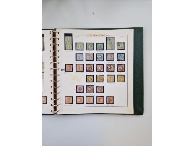 1852/66, ungebrauchte und gestempelte Sammlung mit vielen Einheiten, dabei schöner Ungebraucht-Teil mit Mi. 4-6, 6b, 12, 16 i