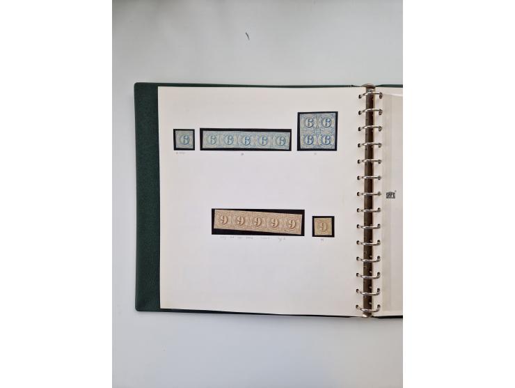 1852/66, ungebrauchte und gestempelte Sammlung mit vielen Einheiten, dabei schöner Ungebraucht-Teil mit Mi. 4-6, 6b, 12, 16 i