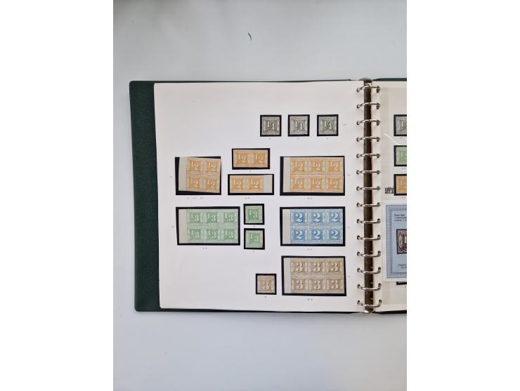1852/66, ungebrauchte und gestempelte Sammlung mit vielen Einheiten, dabei schöner Ungebraucht-Teil mit Mi. 4-6, 6b, 12, 16 i