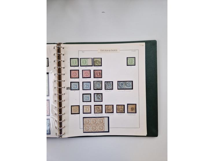 1852/66, ungebrauchte und gestempelte Sammlung mit vielen Einheiten, dabei schöner Ungebraucht-Teil mit Mi. 4-6, 6b, 12, 16 i