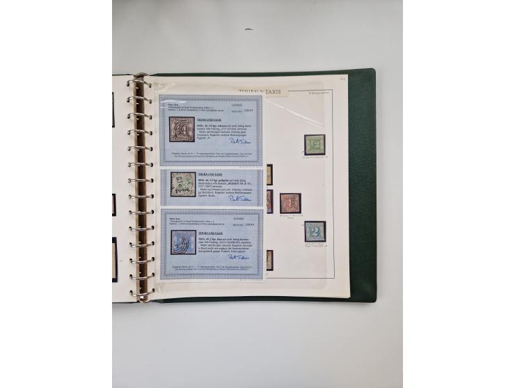 1852/66, ungebrauchte und gestempelte Sammlung mit vielen Einheiten, dabei schöner Ungebraucht-Teil mit Mi. 4-6, 6b, 12, 16 i