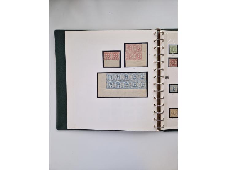 1852/66, ungebrauchte und gestempelte Sammlung mit vielen Einheiten, dabei schöner Ungebraucht-Teil mit Mi. 4-6, 6b, 12, 16 i