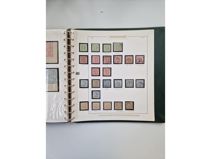 1852/66, ungebrauchte und gestempelte Sammlung mit vielen Einheiten, dabei schöner Ungebraucht-Teil mit Mi. 4-6, 6b, 12, 16 i