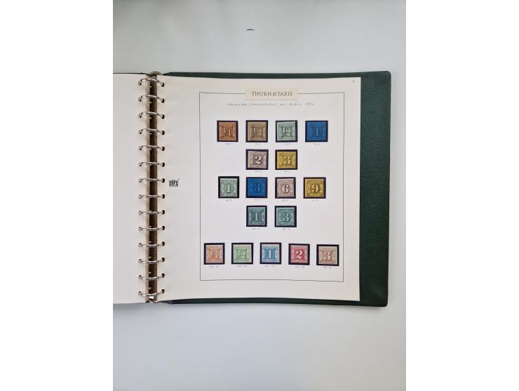 1852/66, ungebrauchte und gestempelte Sammlung mit vielen Einheiten, dabei schöner Ungebraucht-Teil mit Mi. 4-6, 6b, 12, 16 i