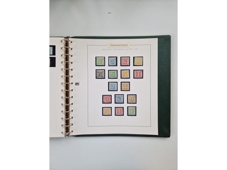 1852/66, ungebrauchte und gestempelte Sammlung mit vielen Einheiten, dabei schöner Ungebraucht-Teil mit Mi. 4-6, 6b, 12, 16 i