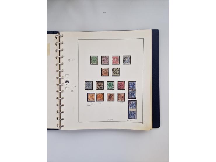 1872/45, ungebrauchter, teils postfrische, und gestempelte Sammlung mit u.a. Bl.1-3, SAF auf Karte sowie kleinem Teil Besetzu