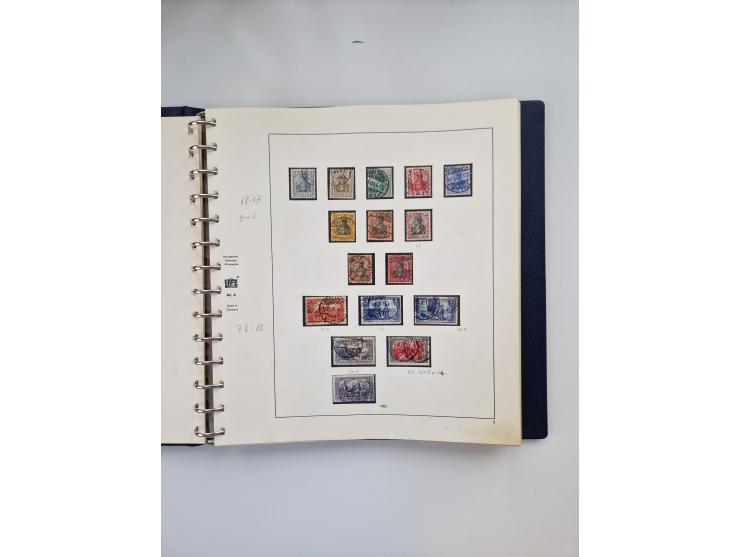 1872/45, ungebrauchter, teils postfrische, und gestempelte Sammlung mit u.a. Bl.1-3, SAF auf Karte sowie kleinem Teil Besetzu