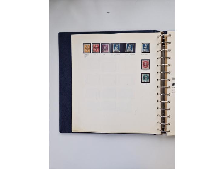 1872/45, ungebrauchter, teils postfrische, und gestempelte Sammlung mit u.a. Bl.1-3, SAF auf Karte sowie kleinem Teil Besetzu