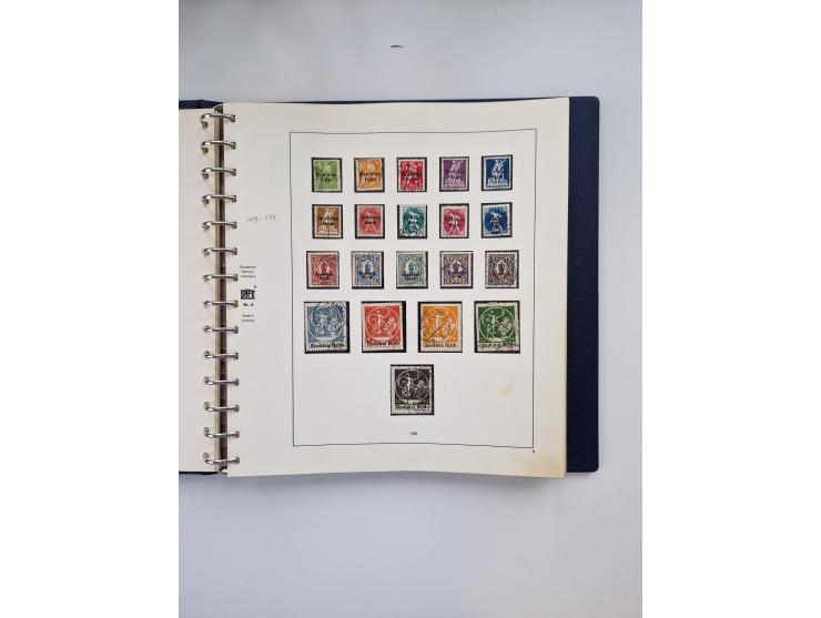 1872/45, ungebrauchter, teils postfrische, und gestempelte Sammlung mit u.a. Bl.1-3, SAF auf Karte sowie kleinem Teil Besetzu