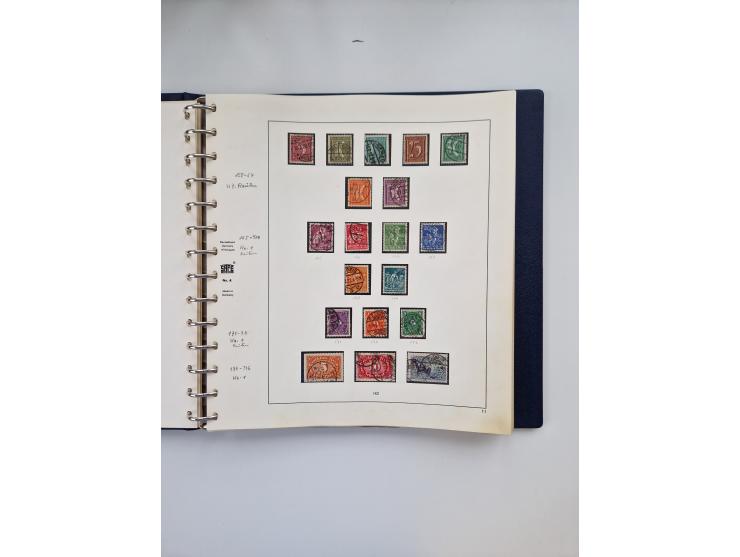 1872/45, ungebrauchter, teils postfrische, und gestempelte Sammlung mit u.a. Bl.1-3, SAF auf Karte sowie kleinem Teil Besetzu