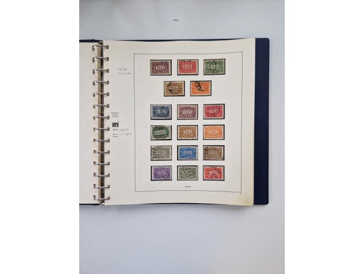 1872/45, ungebrauchter, teils postfrische, und gestempelte Sammlung mit u.a. Bl.1-3, SAF auf Karte sowie kleinem Teil Besetzu