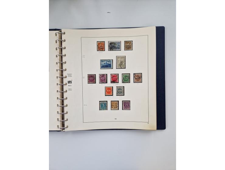 1872/45, ungebrauchter, teils postfrische, und gestempelte Sammlung mit u.a. Bl.1-3, SAF auf Karte sowie kleinem Teil Besetzu