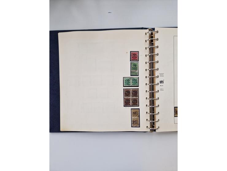 1872/45, ungebrauchter, teils postfrische, und gestempelte Sammlung mit u.a. Bl.1-3, SAF auf Karte sowie kleinem Teil Besetzu