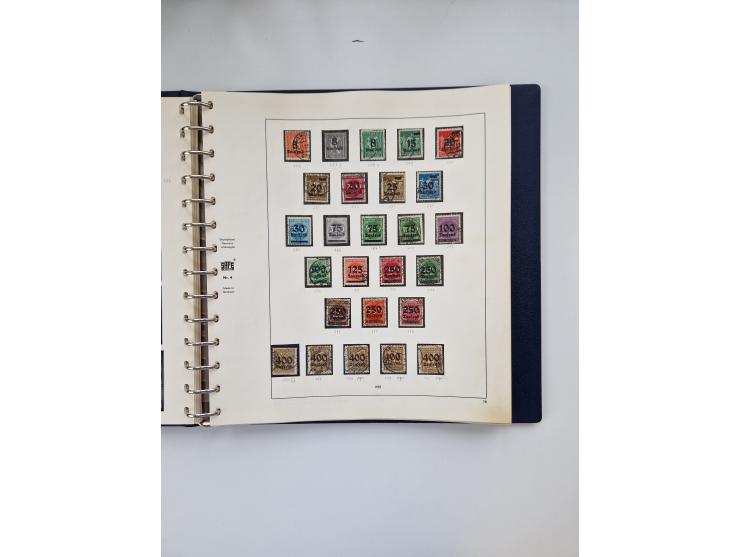 1872/45, ungebrauchter, teils postfrische, und gestempelte Sammlung mit u.a. Bl.1-3, SAF auf Karte sowie kleinem Teil Besetzu