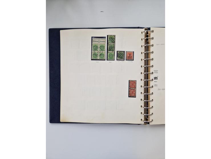 1872/45, ungebrauchter, teils postfrische, und gestempelte Sammlung mit u.a. Bl.1-3, SAF auf Karte sowie kleinem Teil Besetzu