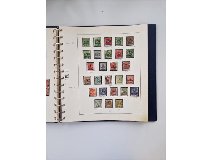 1872/45, ungebrauchter, teils postfrische, und gestempelte Sammlung mit u.a. Bl.1-3, SAF auf Karte sowie kleinem Teil Besetzu