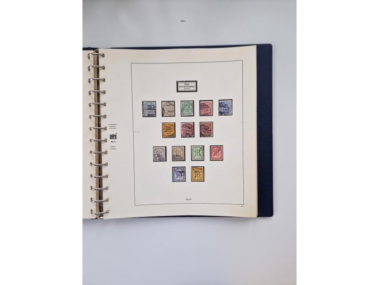 1872/45, ungebrauchter, teils postfrische, und gestempelte Sammlung mit u.a. Bl.1-3, SAF auf Karte sowie kleinem Teil Besetzu