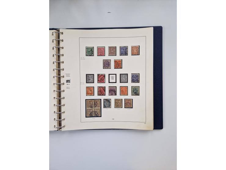 1872/45, ungebrauchter, teils postfrische, und gestempelte Sammlung mit u.a. Bl.1-3, SAF auf Karte sowie kleinem Teil Besetzu