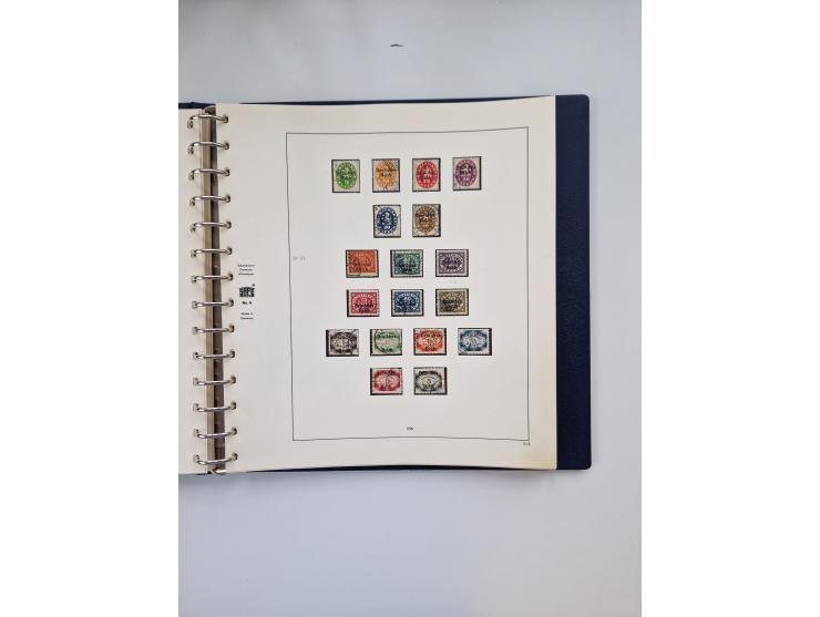 1872/45, ungebrauchter, teils postfrische, und gestempelte Sammlung mit u.a. Bl.1-3, SAF auf Karte sowie kleinem Teil Besetzu