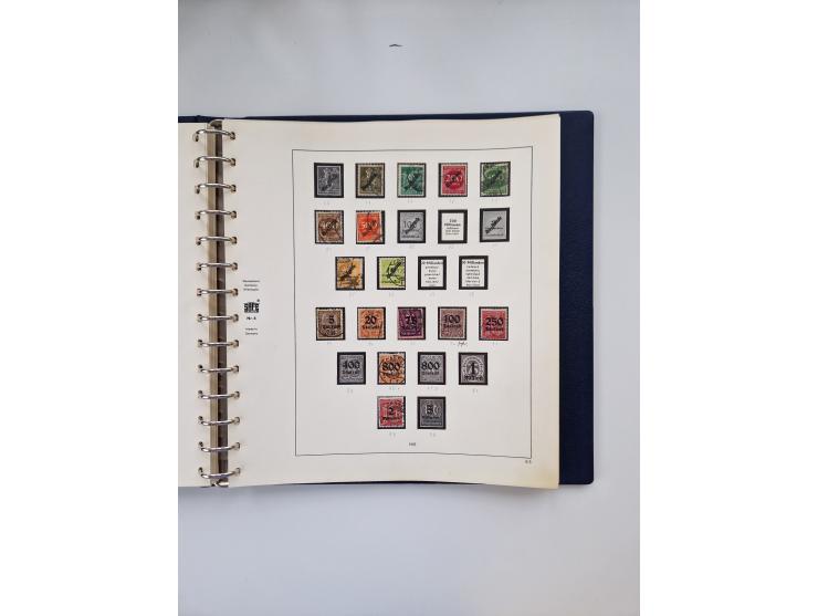 1872/45, ungebrauchter, teils postfrische, und gestempelte Sammlung mit u.a. Bl.1-3, SAF auf Karte sowie kleinem Teil Besetzu