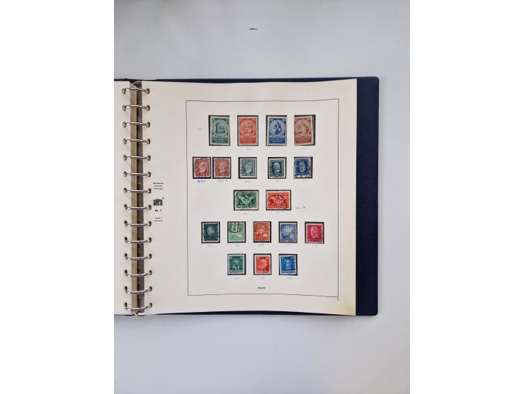 1872/45, ungebrauchter, teils postfrische, und gestempelte Sammlung mit u.a. Bl.1-3, SAF auf Karte sowie kleinem Teil Besetzu