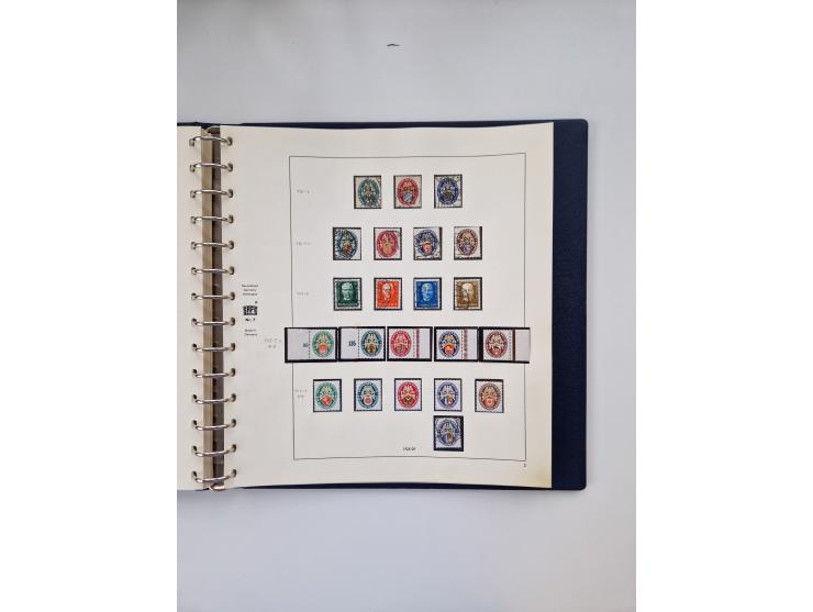 1872/45, ungebrauchter, teils postfrische, und gestempelte Sammlung mit u.a. Bl.1-3, SAF auf Karte sowie kleinem Teil Besetzu