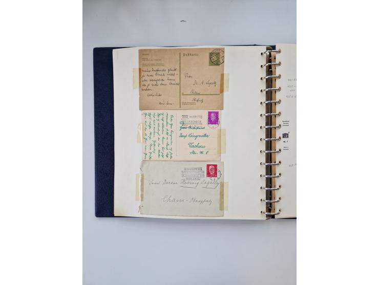 1872/45, ungebrauchter, teils postfrische, und gestempelte Sammlung mit u.a. Bl.1-3, SAF auf Karte sowie kleinem Teil Besetzu