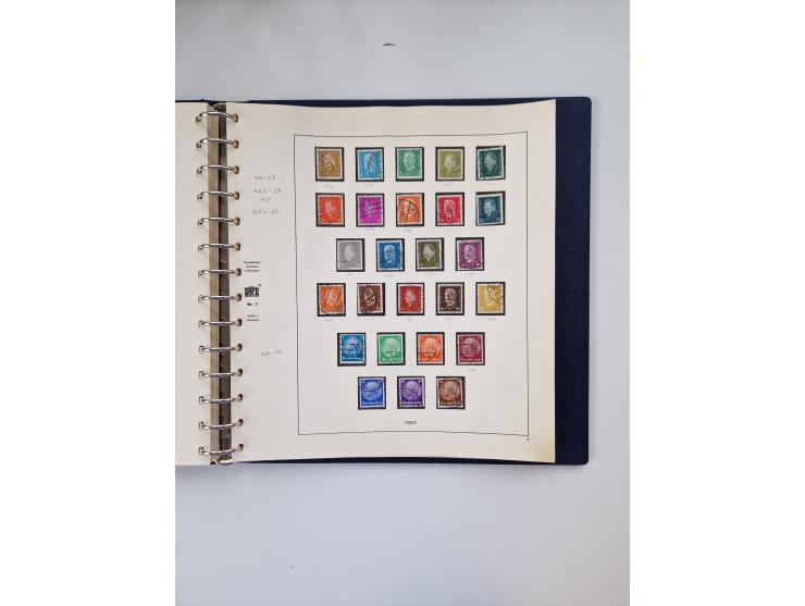 1872/45, ungebrauchter, teils postfrische, und gestempelte Sammlung mit u.a. Bl.1-3, SAF auf Karte sowie kleinem Teil Besetzu