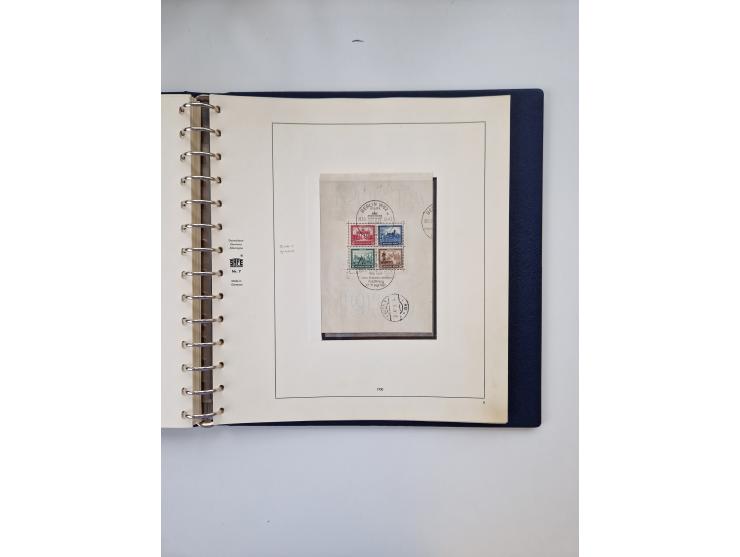 1872/45, ungebrauchter, teils postfrische, und gestempelte Sammlung mit u.a. Bl.1-3, SAF auf Karte sowie kleinem Teil Besetzu