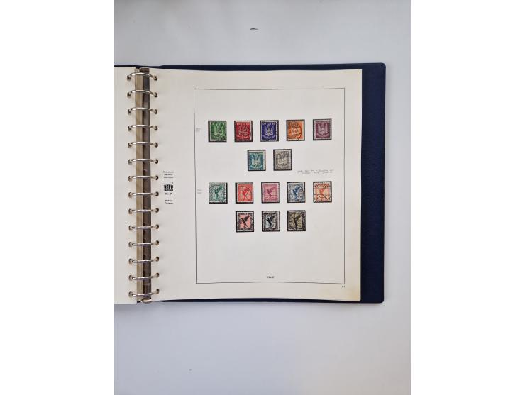 1872/45, ungebrauchter, teils postfrische, und gestempelte Sammlung mit u.a. Bl.1-3, SAF auf Karte sowie kleinem Teil Besetzu