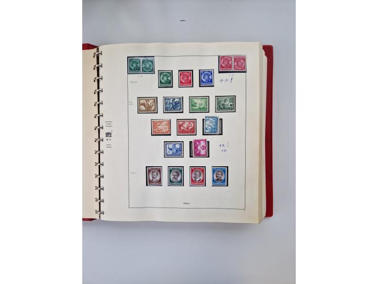 1872/45, ungebrauchter, teils postfrische, und gestempelte Sammlung mit u.a. Bl.1-3, SAF auf Karte sowie kleinem Teil Besetzu