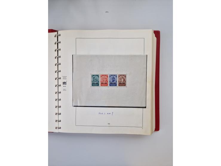 1872/45, ungebrauchter, teils postfrische, und gestempelte Sammlung mit u.a. Bl.1-3, SAF auf Karte sowie kleinem Teil Besetzu