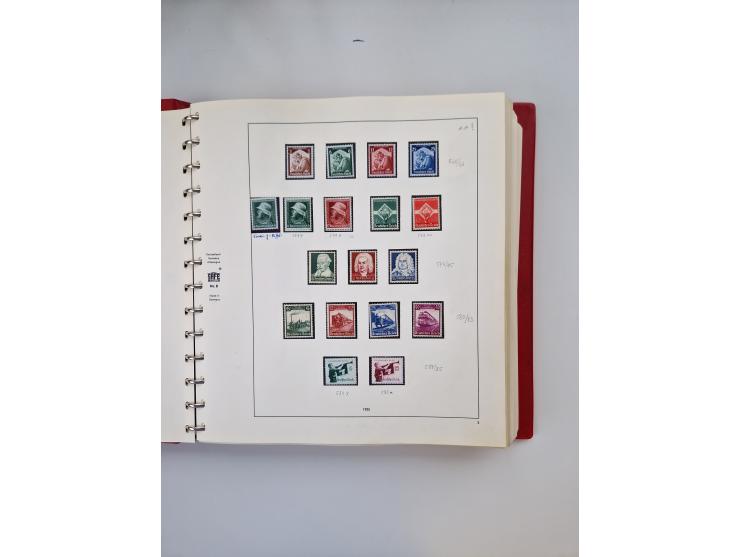 1872/45, ungebrauchter, teils postfrische, und gestempelte Sammlung mit u.a. Bl.1-3, SAF auf Karte sowie kleinem Teil Besetzu