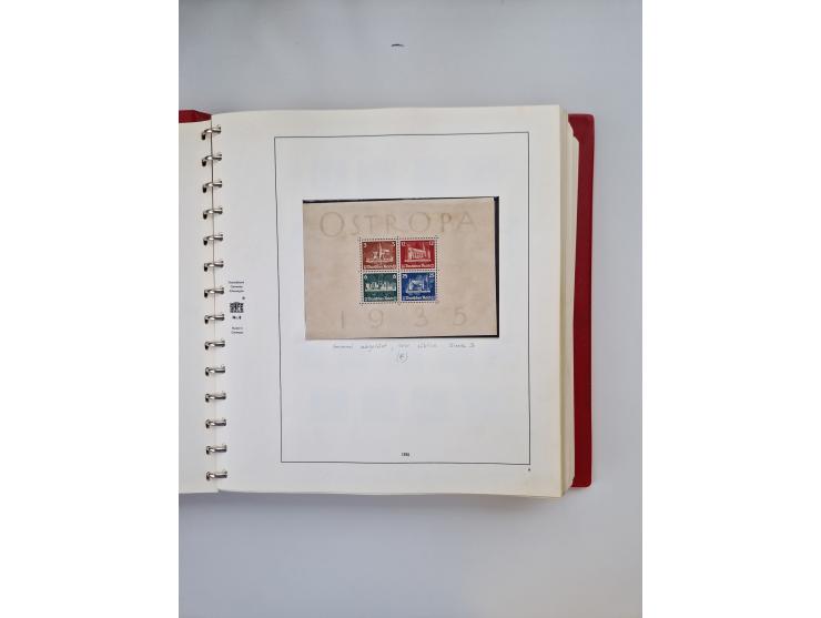 1872/45, ungebrauchter, teils postfrische, und gestempelte Sammlung mit u.a. Bl.1-3, SAF auf Karte sowie kleinem Teil Besetzu