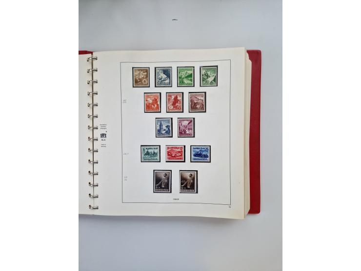 1872/45, ungebrauchter, teils postfrische, und gestempelte Sammlung mit u.a. Bl.1-3, SAF auf Karte sowie kleinem Teil Besetzu