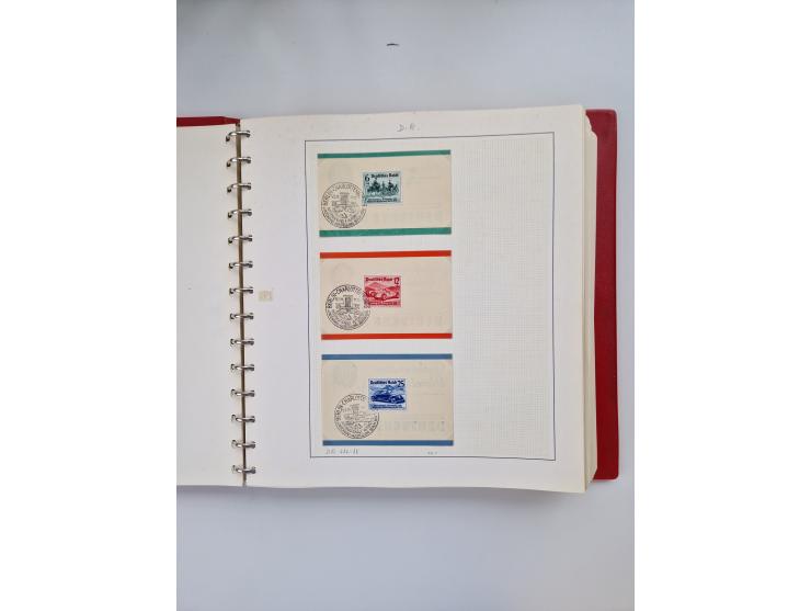 1872/45, ungebrauchter, teils postfrische, und gestempelte Sammlung mit u.a. Bl.1-3, SAF auf Karte sowie kleinem Teil Besetzu