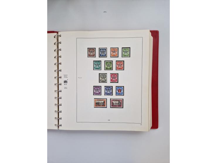 1872/45, ungebrauchter, teils postfrische, und gestempelte Sammlung mit u.a. Bl.1-3, SAF auf Karte sowie kleinem Teil Besetzu