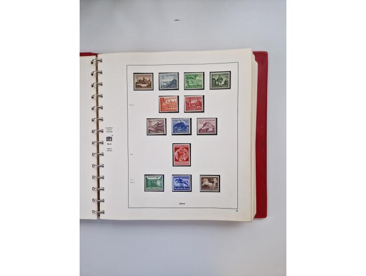 1872/45, ungebrauchter, teils postfrische, und gestempelte Sammlung mit u.a. Bl.1-3, SAF auf Karte sowie kleinem Teil Besetzu