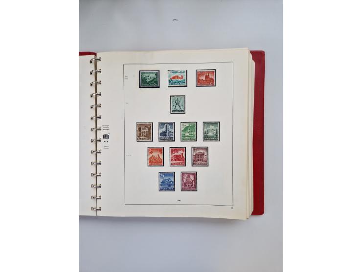 1872/45, ungebrauchter, teils postfrische, und gestempelte Sammlung mit u.a. Bl.1-3, SAF auf Karte sowie kleinem Teil Besetzu