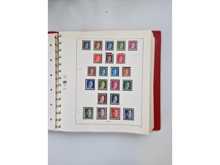 1872/45, ungebrauchter, teils postfrische, und gestempelte Sammlung mit u.a. Bl.1-3, SAF auf Karte sowie kleinem Teil Besetzu