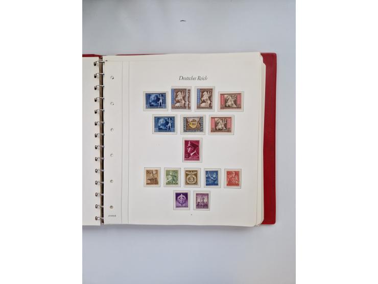 1872/45, ungebrauchter, teils postfrische, und gestempelte Sammlung mit u.a. Bl.1-3, SAF auf Karte sowie kleinem Teil Besetzu