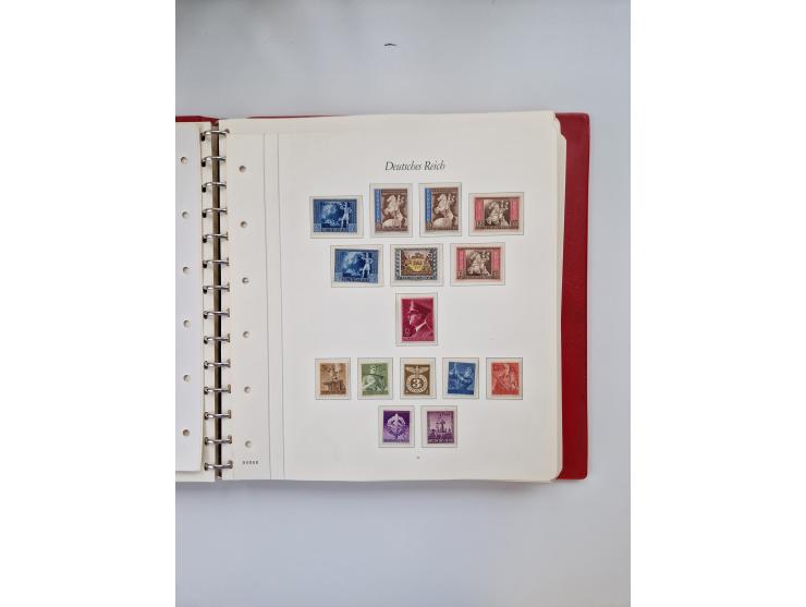 1872/45, ungebrauchter, teils postfrische, und gestempelte Sammlung mit u.a. Bl.1-3, SAF auf Karte sowie kleinem Teil Besetzu