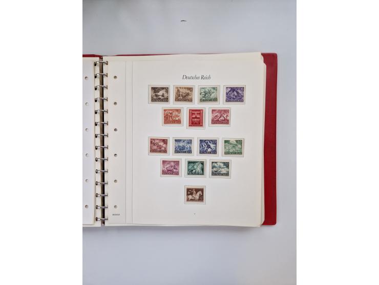 1872/45, ungebrauchter, teils postfrische, und gestempelte Sammlung mit u.a. Bl.1-3, SAF auf Karte sowie kleinem Teil Besetzu