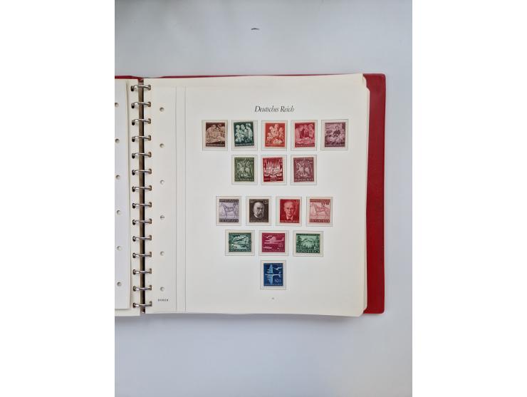 1872/45, ungebrauchter, teils postfrische, und gestempelte Sammlung mit u.a. Bl.1-3, SAF auf Karte sowie kleinem Teil Besetzu