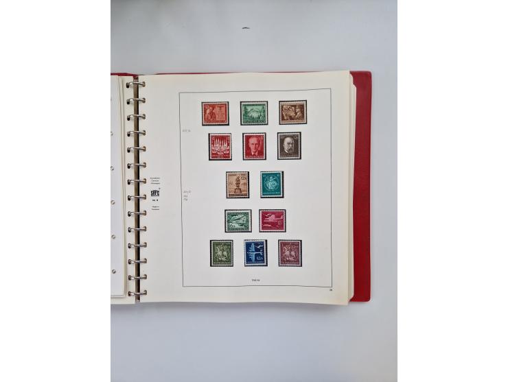 1872/45, ungebrauchter, teils postfrische, und gestempelte Sammlung mit u.a. Bl.1-3, SAF auf Karte sowie kleinem Teil Besetzu